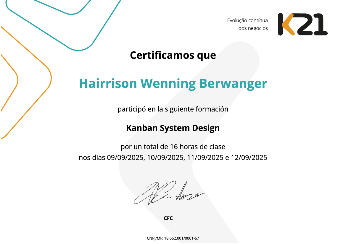Certificado K21